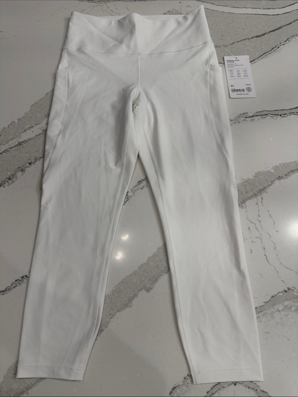 Athleta Womens Interval Stash 7/8 Tight - Medium